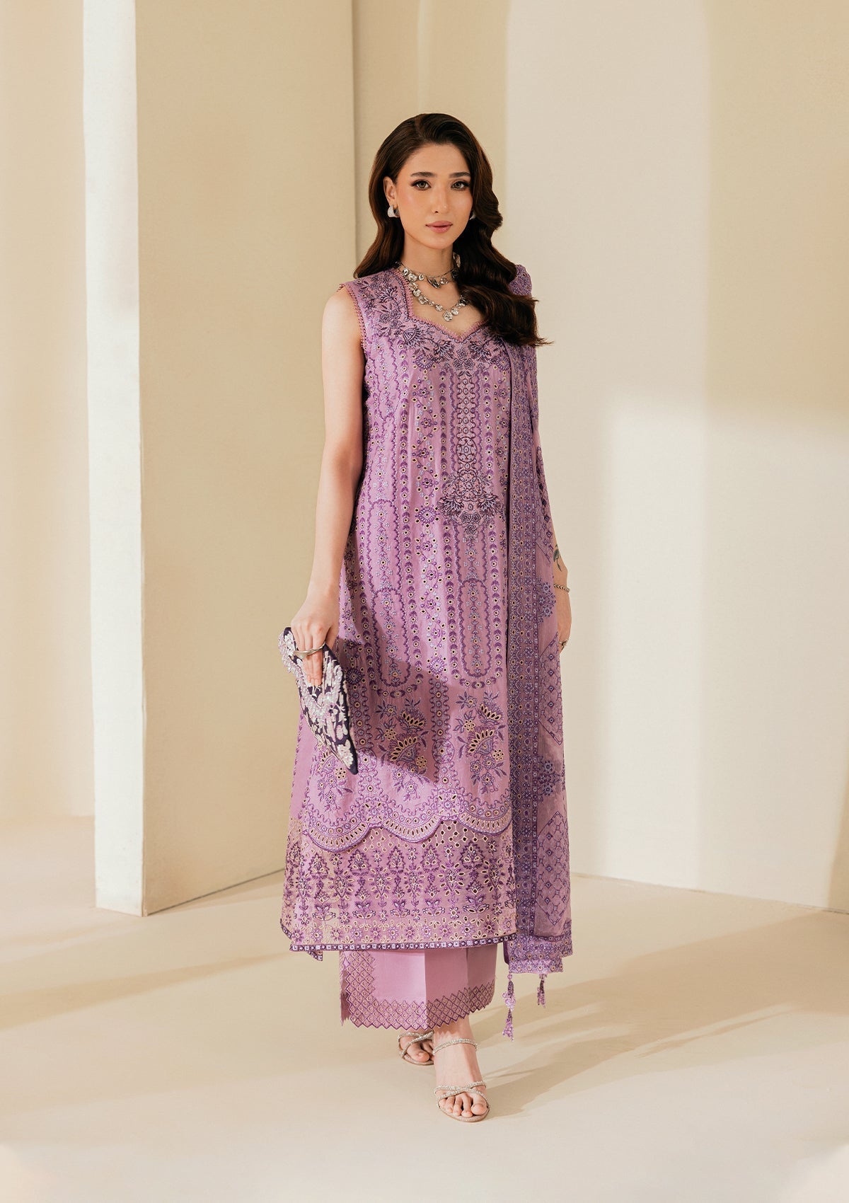 Aik Atelier | Lawn 26 | Look B2605B - Luxury Dress - available at Maria Faisal in UK and USA.