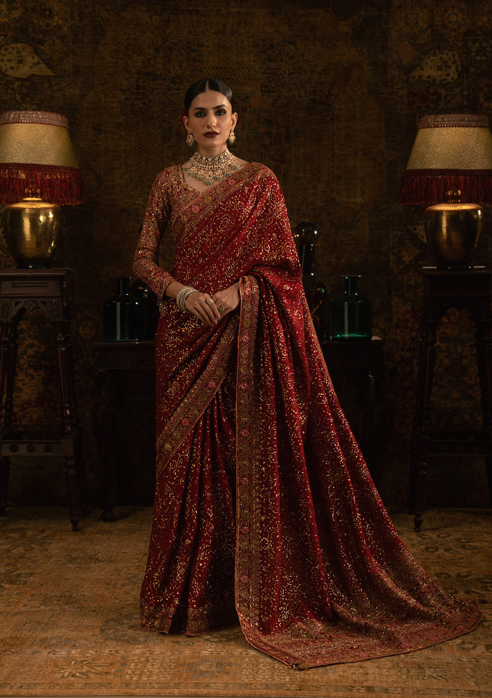 Aik Atelier | Sari Edit 25 | LOOK 01 - Ladies Clothes - Maria Faisal