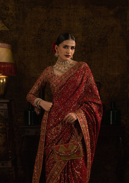 Aik Atelier | Sari Edit 25 | LOOK 01 - Ladies Clothes - Maria Faisal