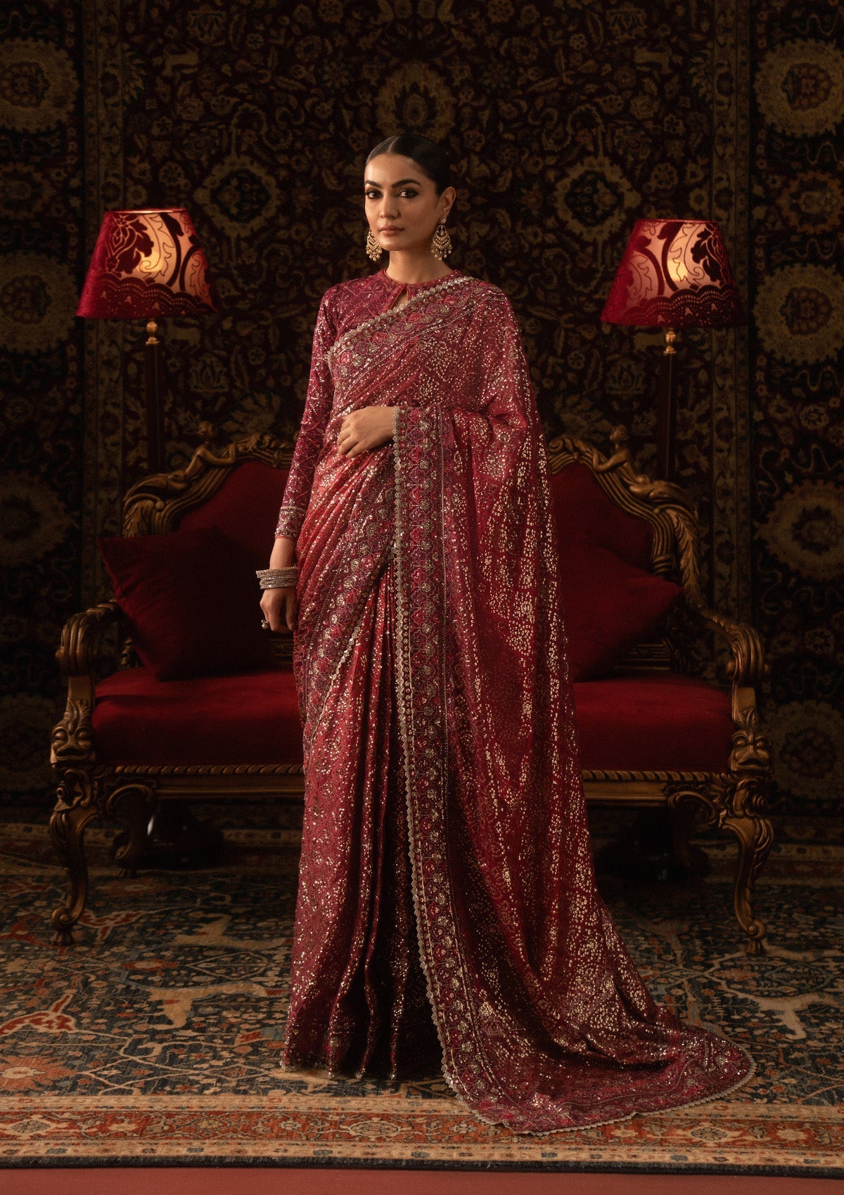 Aik Atelier | Sari Edit 25 | LOOK 08 - Ladies Clothes - Maria Faisal