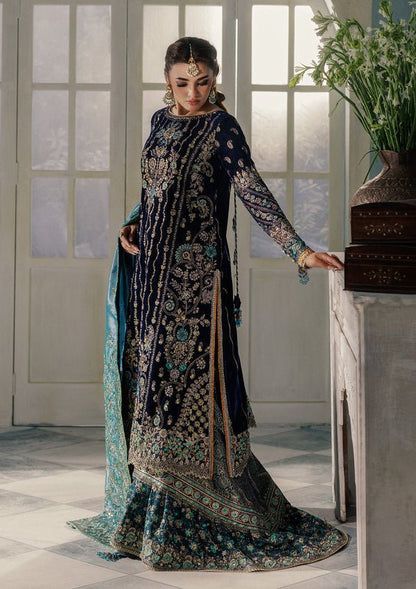 Aik Atelier | Udaipur Velvet 25 | LOOK 10 - Formal Wear - available at Maria Faisal in UK and USA
