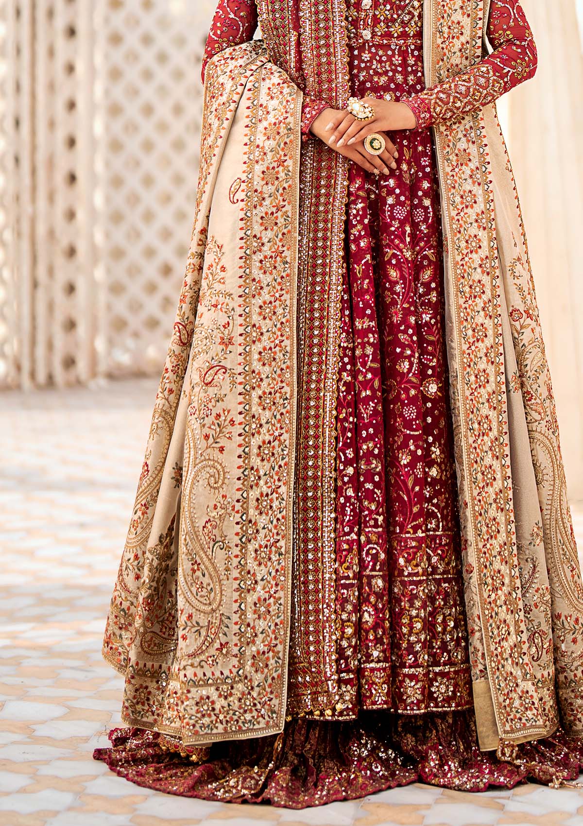 Aik Atelier | Wedding Festive 24 | Shawl - Designer Dress - Maria Faisal