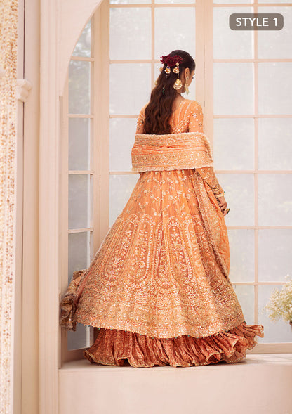 Aik Atelier | Wedding Festive 24 | LOOK 06 - Designer Dress with Intricate embroidery and embellishments. Shop elegent wedding dress at Maria Faisal.