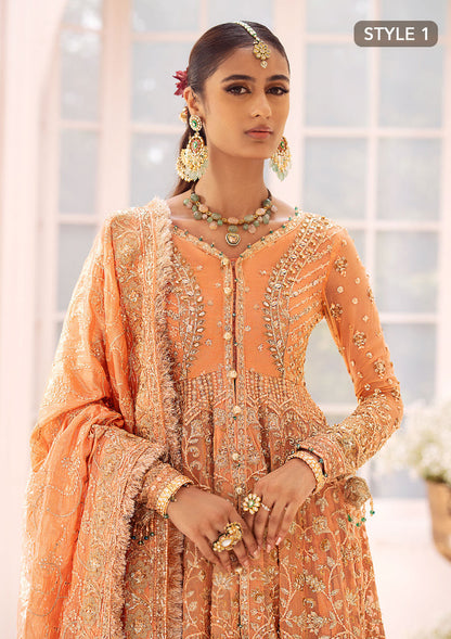 Aik Atelier | Wedding Festive 24 | LOOK 06 - Designer Dress with Intricate embroidery and embellishments. Shop elegent wedding dress at Maria Faisal.