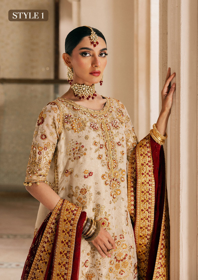 Aik Atelier | Wedding Festive 26 | LOOK 03 - Bridal Dress - available at Maria Faisal in UK and USA.