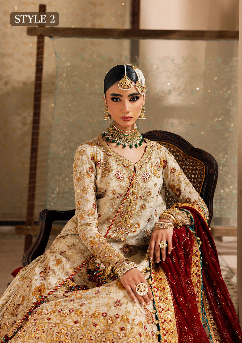 Aik Atelier | Wedding Festive 26 | LOOK 03 - Bridal Dress - available at Maria Faisal in UK and USA.