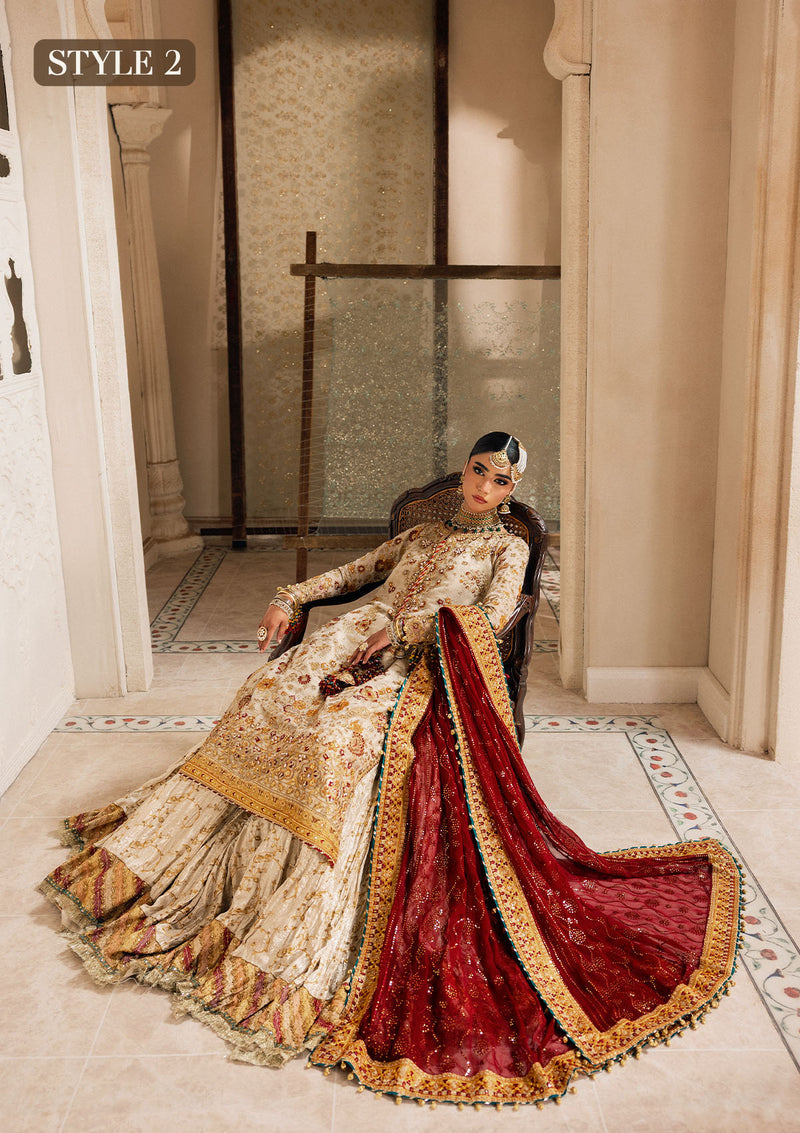 Aik Atelier | Wedding Festive 26 | LOOK 03 - Bridal Dress - available at Maria Faisal in UK and USA.