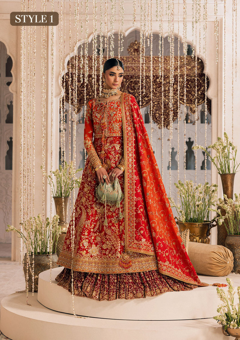 Aik Atelier | Wedding Festive 26 | LOOK 05 - Bridal Dress - available at Maria Faisal in UK and USA.