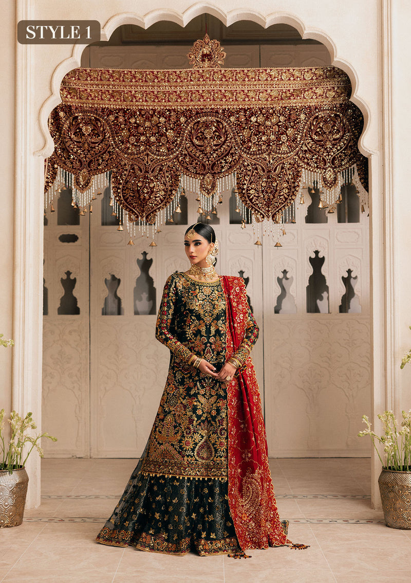 Aik Atelier | Wedding Festive 26 | LOOK 06 - Bridal Dress - available at Maria Faisal in UK and USA.