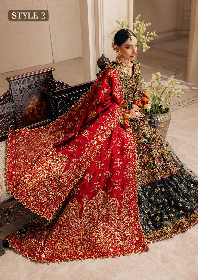 Aik Atelier | Wedding Festive 26 | LOOK 06 - Bridal Dress - available at Maria Faisal in UK and USA.