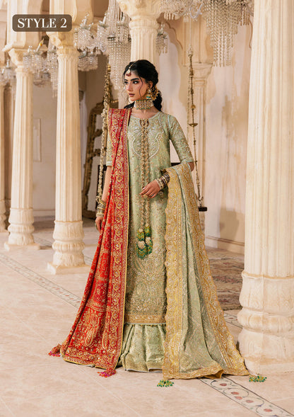 Aik Atelier | Wedding Festive 26 | LOOK 07 - Bridal Dress - available at Maria Faisal in UK and USA.