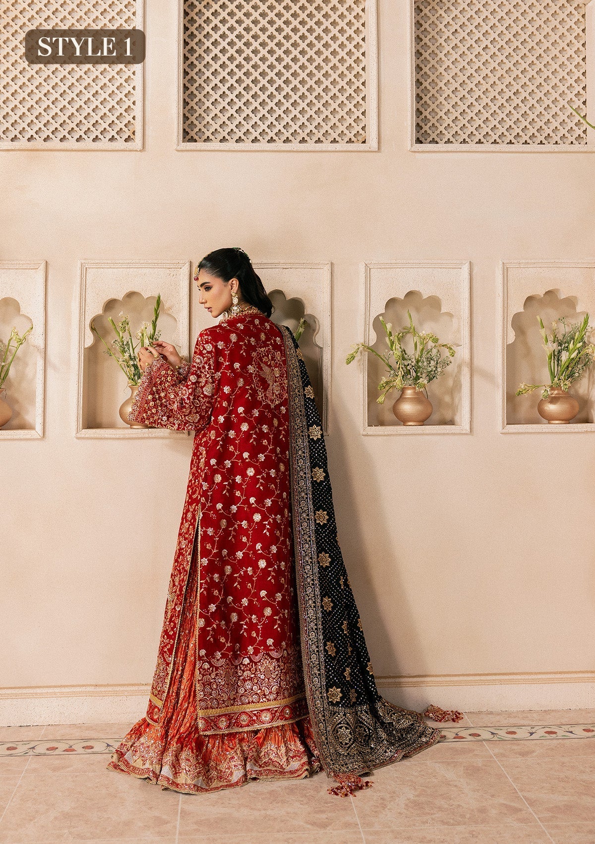 Aik Atelier | Wedding Festive 26 | LOOK 08 - Bridal Dress - available at Maria Faisal in UK and USA.