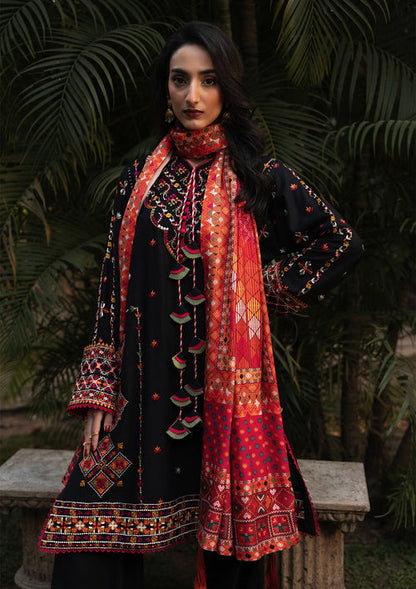 Aik Atelier | Roz Karandi 25 | LOOK 03 - Casual Dress - available at Maria Faisal in UK and USA.