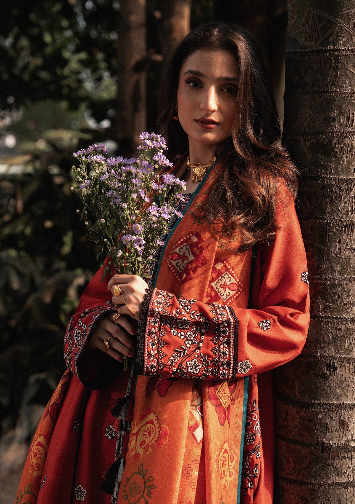 Aik Atelier | Roz Karandi 25 | LOOK 06 - Casual Dress - available at Maria Faisal in UK and USA.
