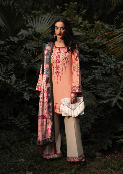 Aik Atelier | Roz Karandi 25 | LOOK 07 - Casual Dress - available at Maria Faisal in UK and USA.