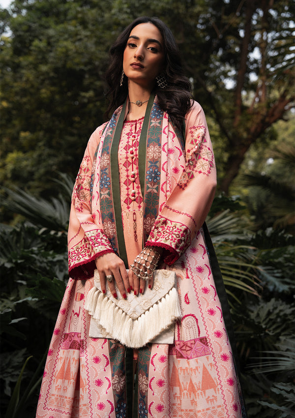 Aik Atelier | Roz Karandi 25 | LOOK 07 - Casual Dress - available at Maria Faisal in UK and USA.