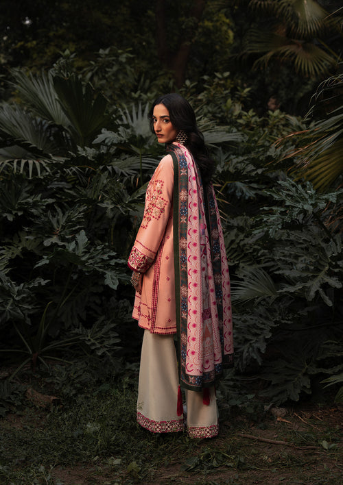Aik Atelier | Roz Karandi 25 | LOOK 07 - Casual Dress - available at Maria Faisal in UK and USA.
