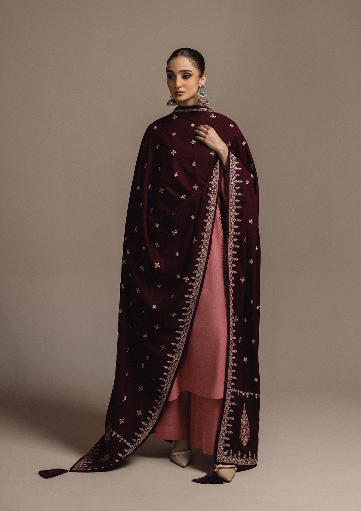 Aik Atelier | Aik Roz Karandi 25 | LOOK 03 - Luxury Dress - available at Maria Faisal in UK and USA.