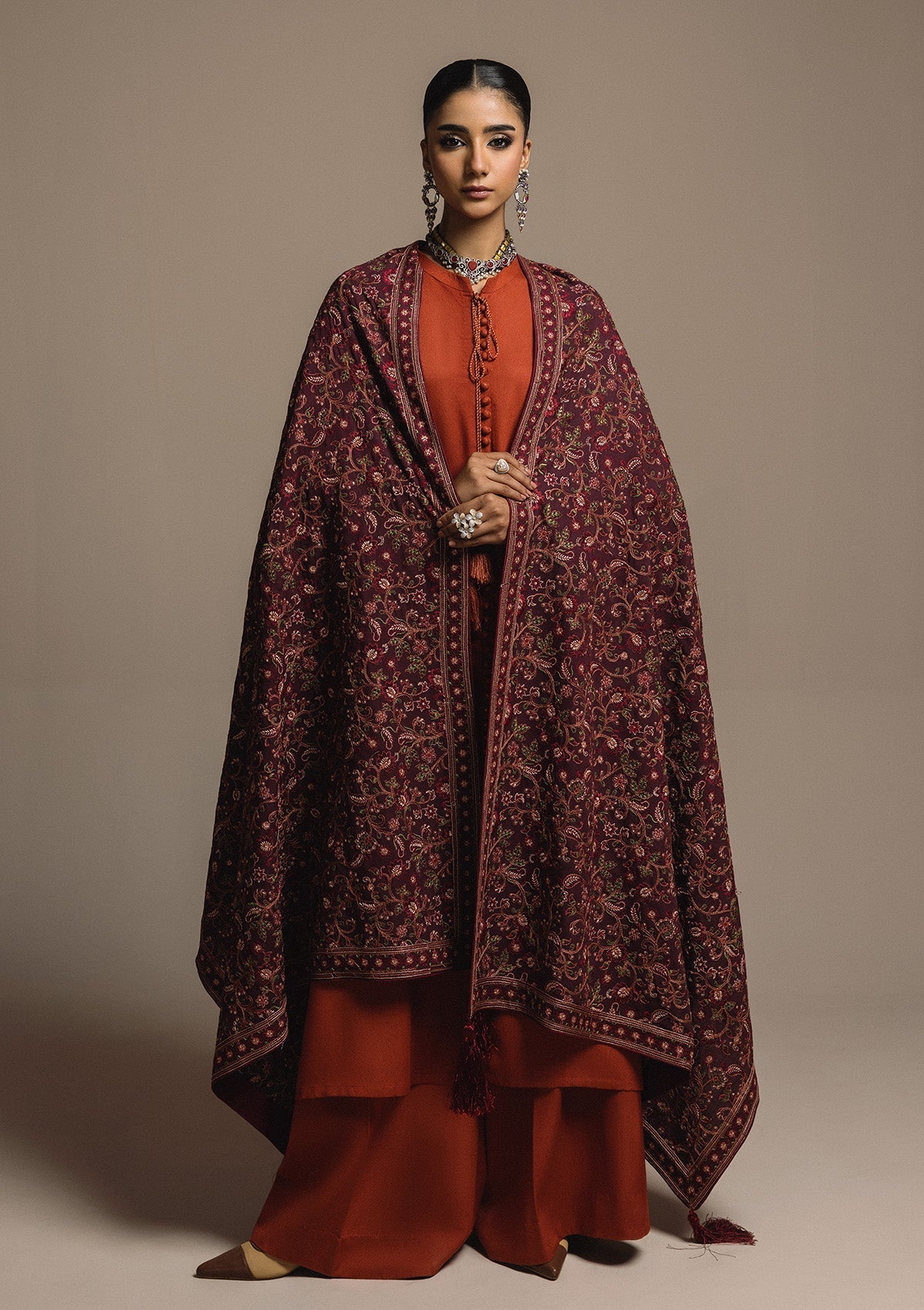 Aik Atelier | Aik Roz Karandi 25 | LOOK 04 - Luxury Dress - available at Maria Faisal in UK and USA.