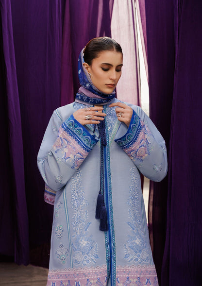 Aik Atelier | Roz Khaddar |  AIK ROZ '25 D2 - LOOK 08 - Luxury Dress - available at Maria Faisal in UK and USA.