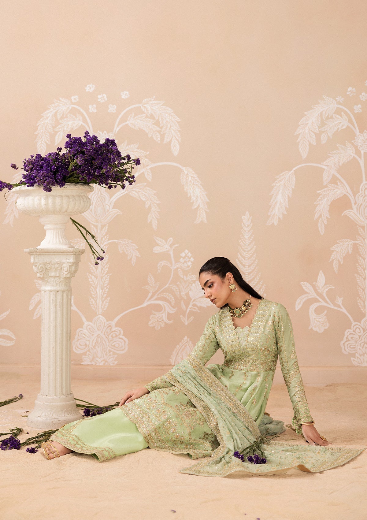 Aik Atelier | Aik Shaam 26 | AIK SHAAM - LOOK B2601 - Formal Dress - available at Maria Faisal in UK and USA.