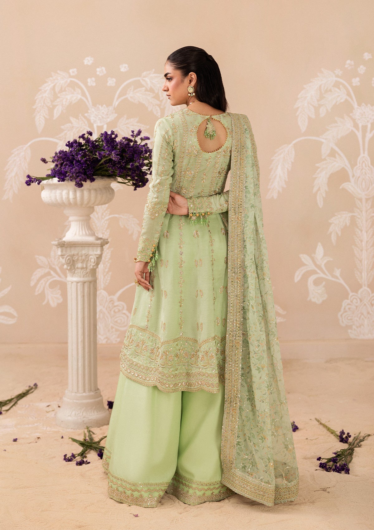 Aik Atelier | Aik Shaam 26 | AIK SHAAM - LOOK B2601 - Formal Dress - available at Maria Faisal in UK and USA.