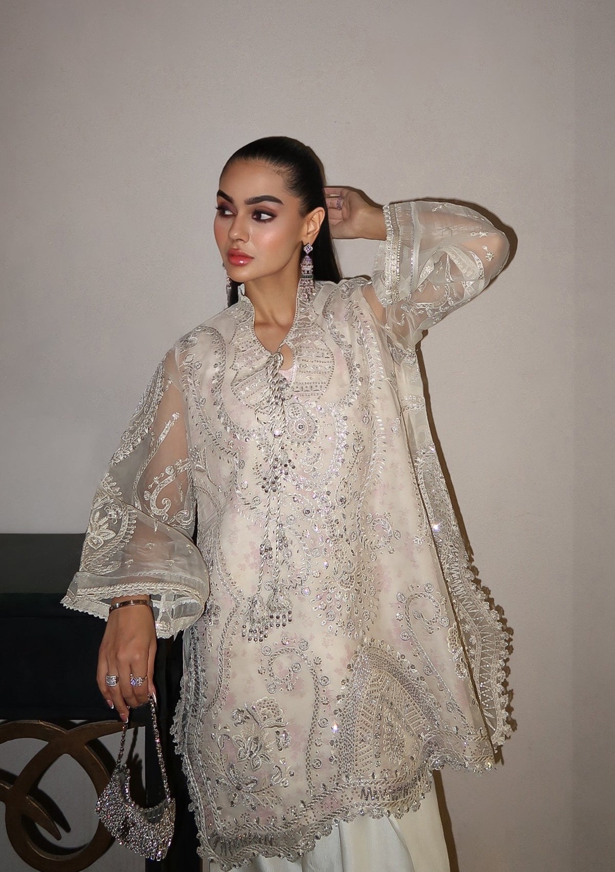 Aik Atelier | Aik Shaam 26 | Aik Shaam - Look B2602 - Formal Dress - available at Maria Faisal in UK and USA.
