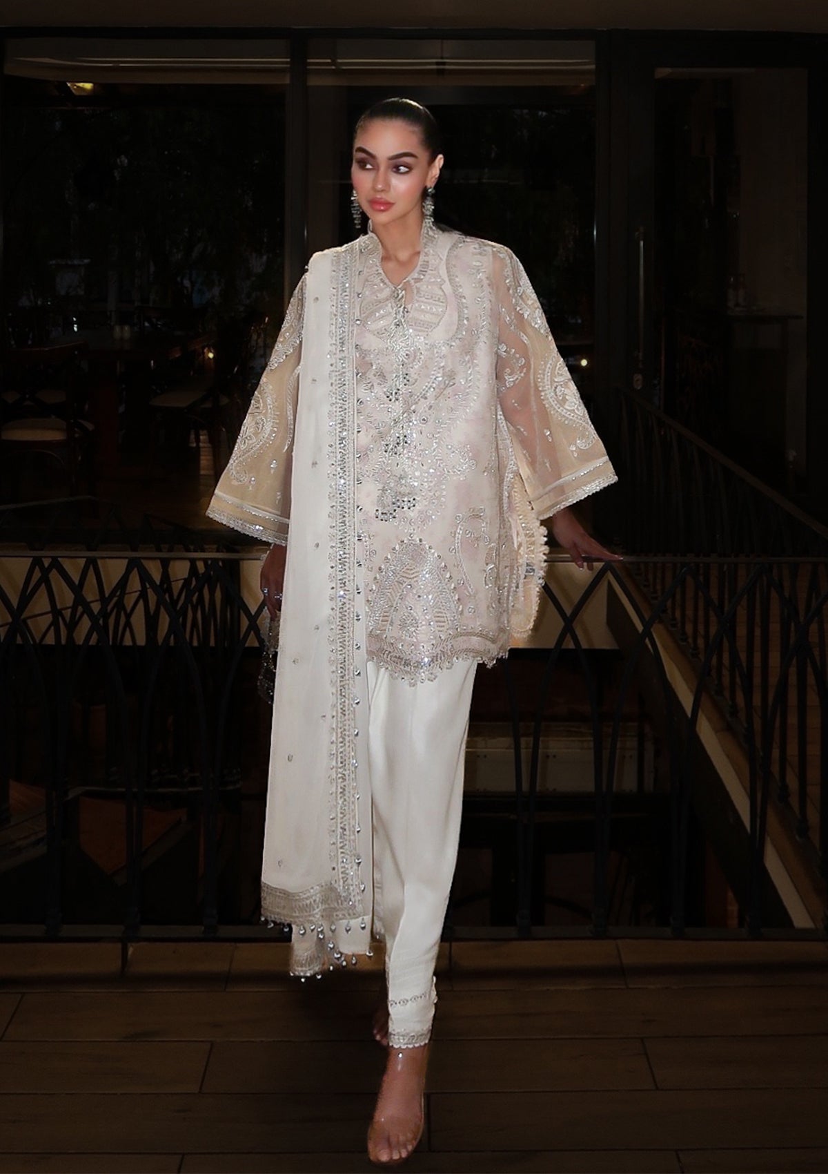 Aik Atelier | Aik Shaam 26 | Aik Shaam - Look B2602 - Formal Dress - available at Maria Faisal in UK and USA.