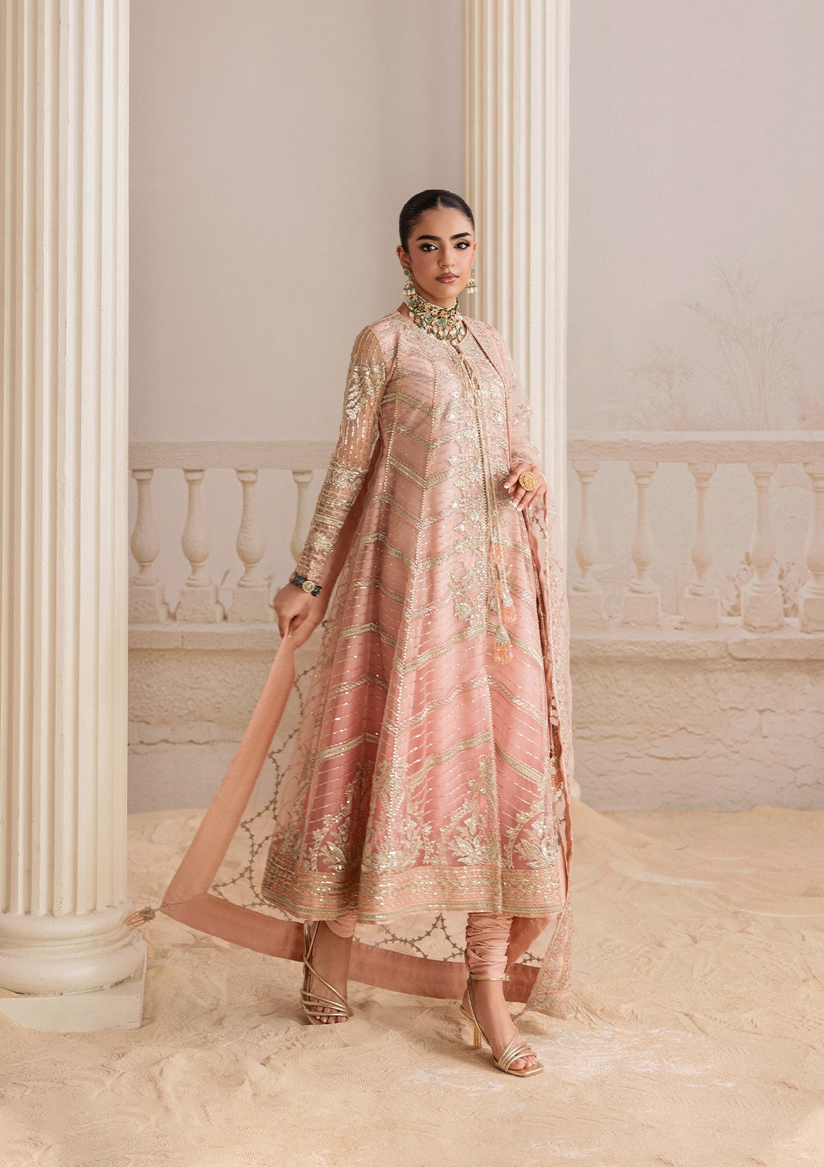 Aik Atelier | Aik Shaam 26 | AIK SHAAM - LOOK B2605 - Formal Dress - available at Maria Faisal in UK and USA.