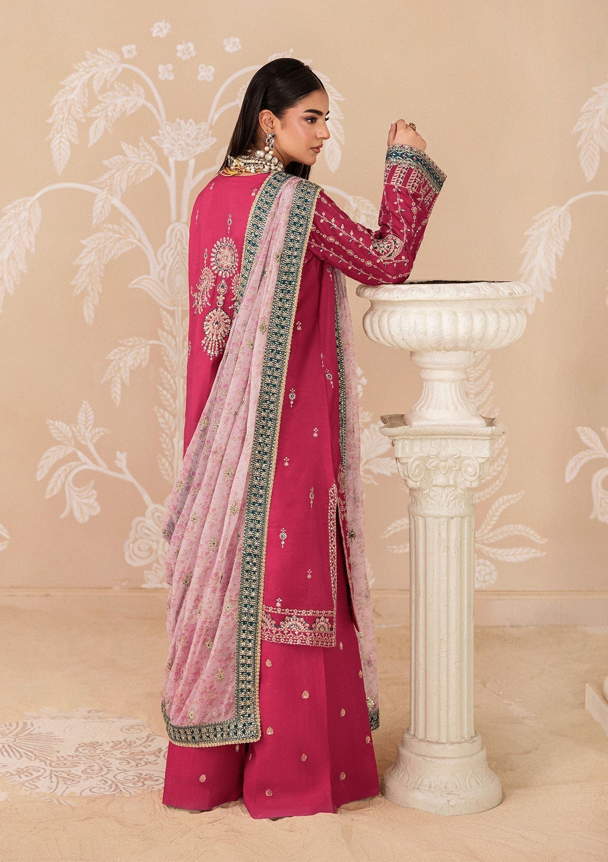 Aik Atelier | Aik Shaam 26 | Aik Shaam - Look B2606 - Formal Dress - available at Maria Faisal in UK and USA.