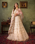 Ain | Aroosh Luxury Formals 24 | AR-91 NOOR-E-NAZAR (Off White) - Designer Dress with Intricate embroidery and embellishments. Shop elegent wedding dress at Maria Faisal.