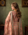 Ain | Aroosh Luxury Formals 24 | AR-96 ARZU (Pink) - Designer Dress with Intricate embroidery and embellishments. Shop elegent wedding dress at Maria Faisal.