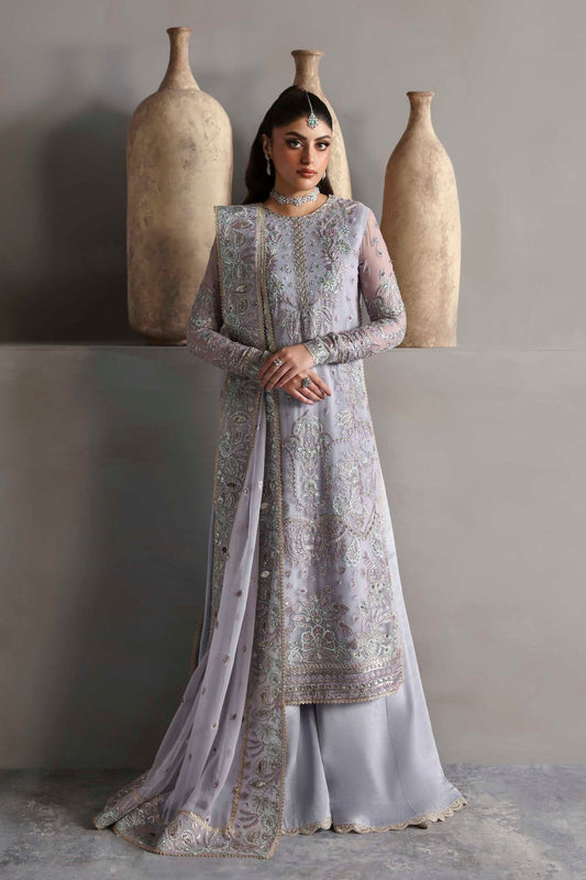 Akbar Aslam | Meeras Luxury Chiffon 25 | Emeraya - Formal Dress - available at Maria Faisal in UK and USA.