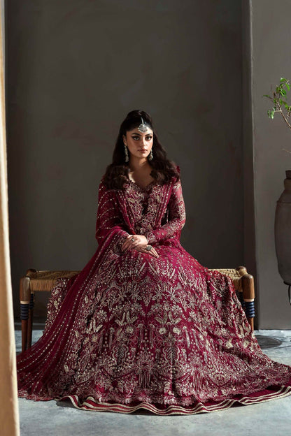 Akbar Aslam | Meeras Luxury Chiffon 25 | Mahroze - Formal Dress - available at Maria Faisal in UK and USA.