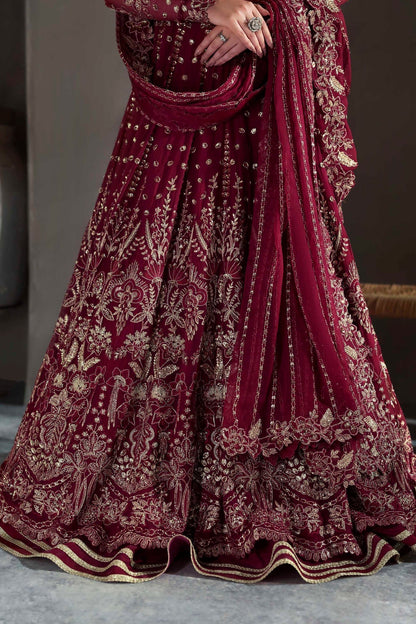 Akbar Aslam | Meeras Luxury Chiffon 25 | Mahroze - Formal Dress - available at Maria Faisal in UK and USA.