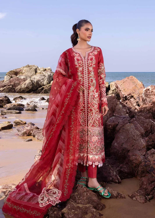 Akbar Aslam | Oasis Lawn 24 | Petuna - Pakistani Dress - Maria Faisal