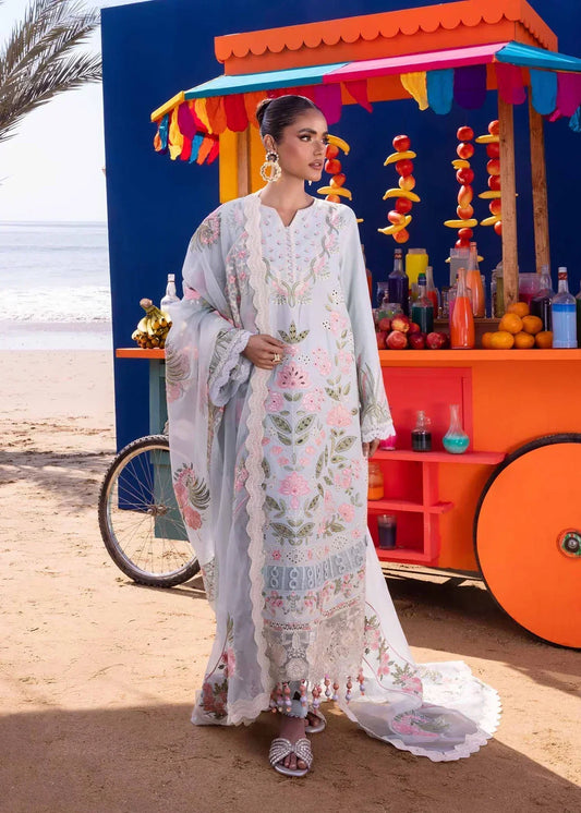 Akbar Aslam | Oasis Lawn 24 | Begonia - Pakistani Dress - Maria Faisal