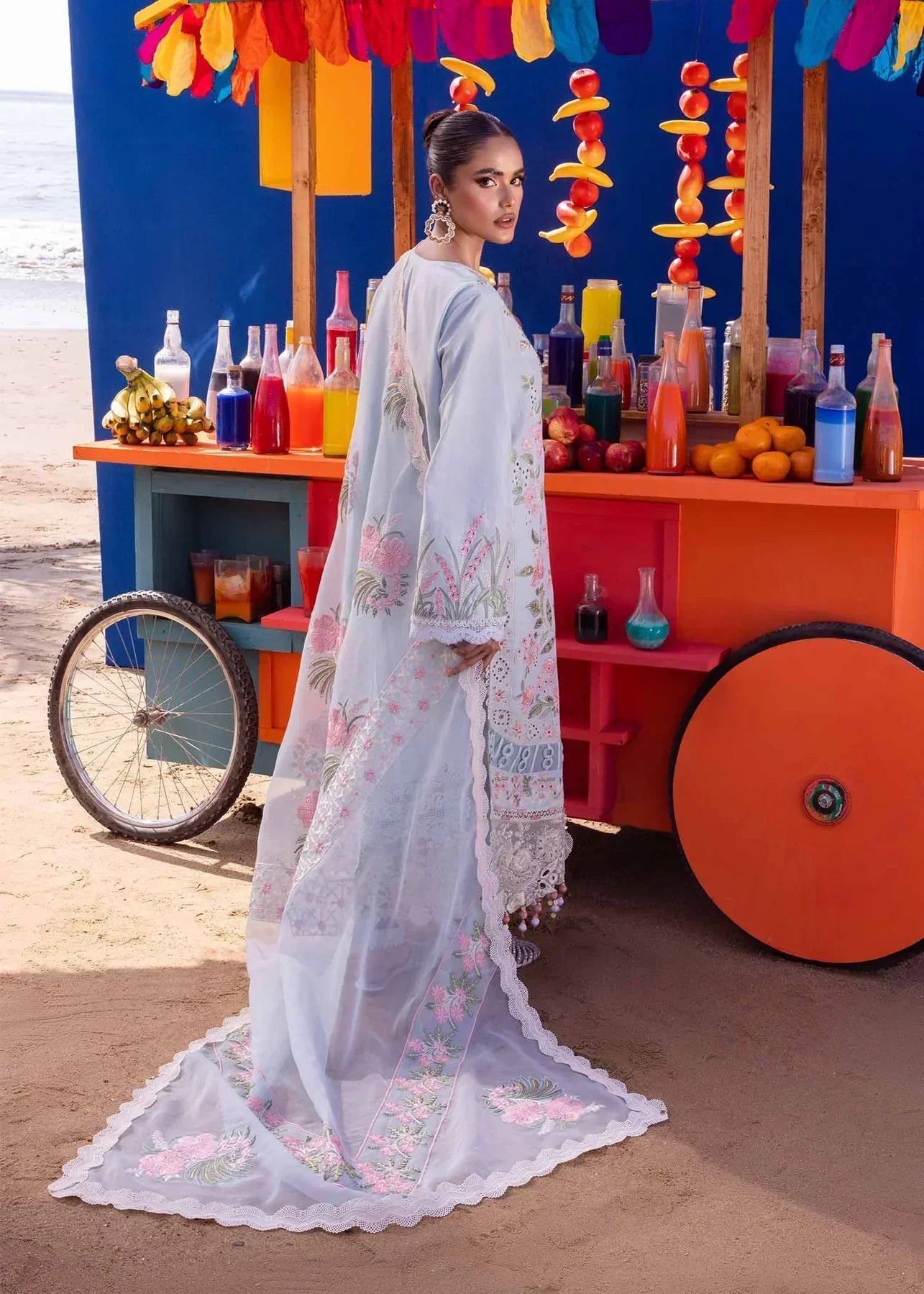 Akbar Aslam | Oasis Lawn 24 | Begonia - Pakistani Dress - Maria Faisal