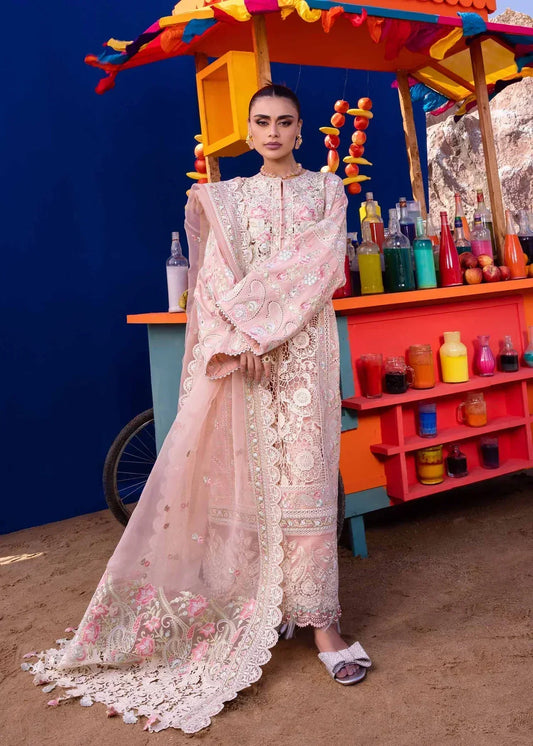 Akbar Aslam | Oasis Lawn 24 | Camellia - Pakistani Dress - Maria Faisal