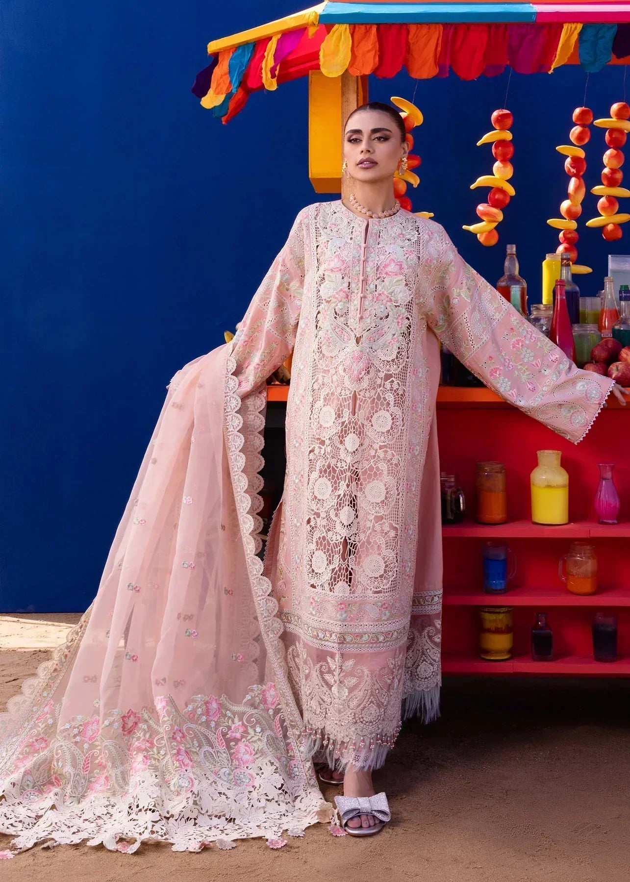 Akbar Aslam | Oasis Lawn 24 | Camellia - Pakistani Dress - Maria Faisal