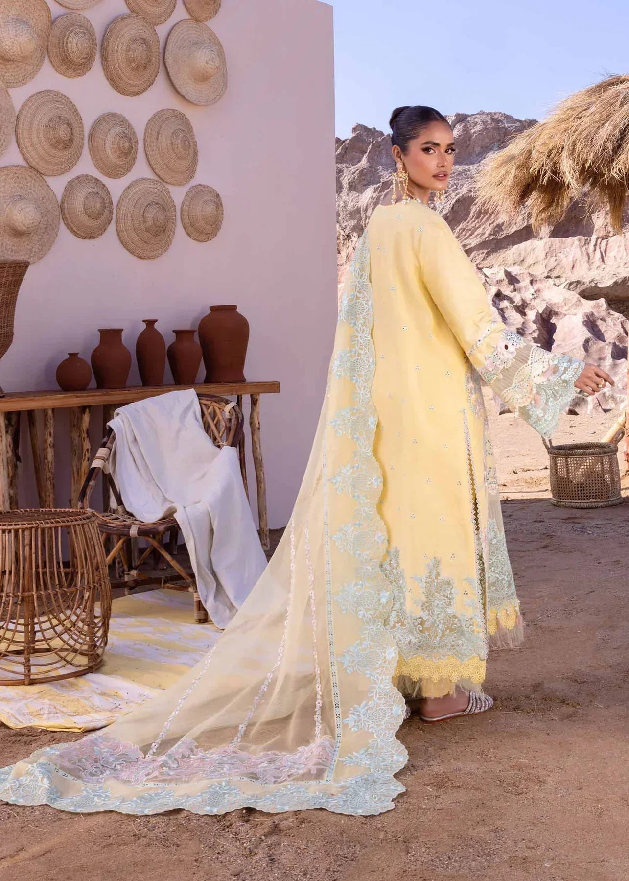 Akbar Aslam | Oasis Lawn 24 | Dahlia - Pakistani Dress - Maria Faisal
