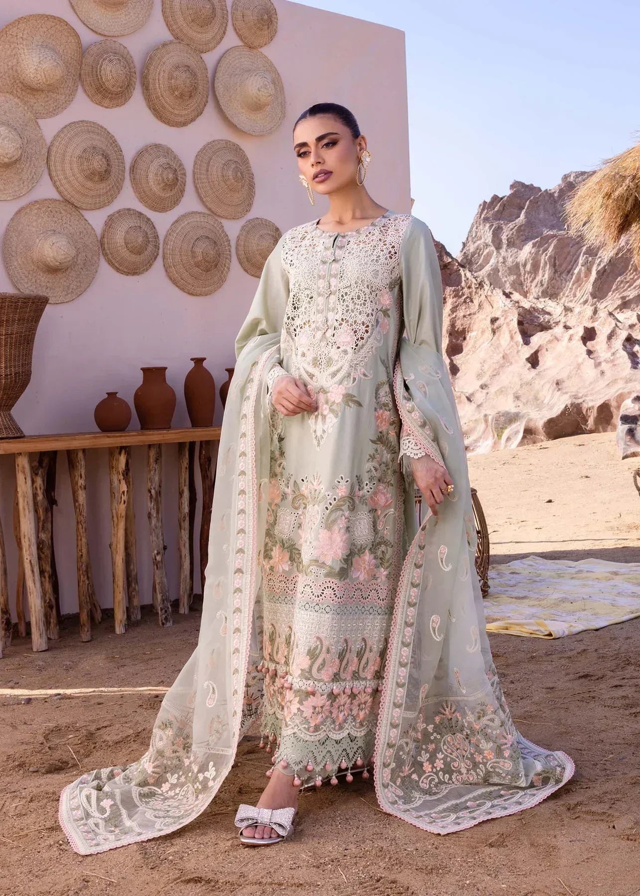 Akbar Aslam | Oasis Lawn 24 | Alberta - Pakistani Dress - Maria Faisal