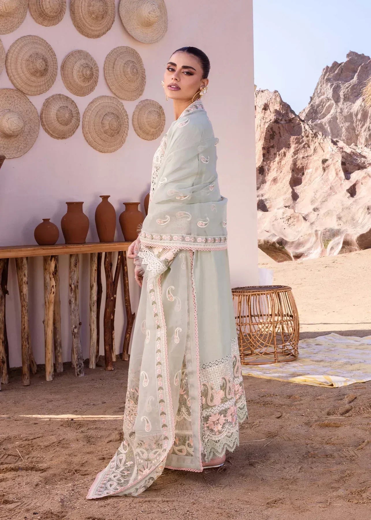 Akbar Aslam | Oasis Lawn 24 | Alberta - Pakistani Dress - Maria Faisal