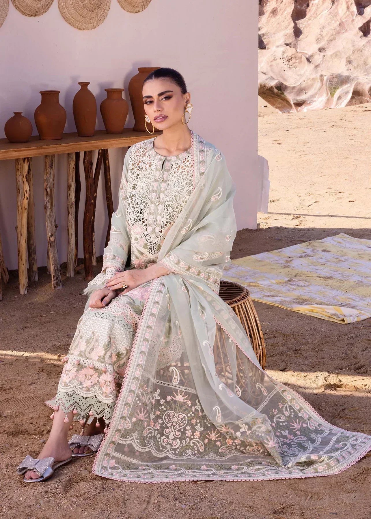 Akbar Aslam | Oasis Lawn 24 | Alberta - Pakistani Dress - Maria Faisal