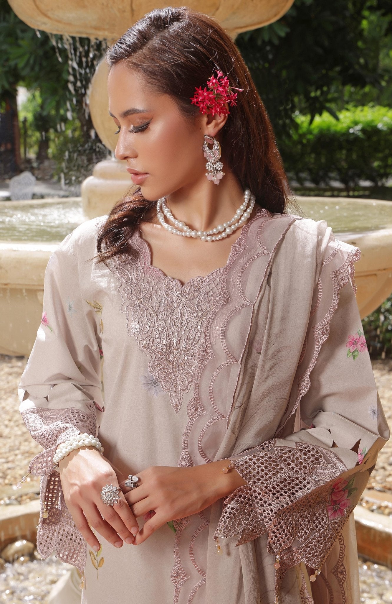 Al Zohaib | Sunshine Premium Edition 25 | SBE - 2 - 25 - 06 J - is Almond dress from Al Zohaib - Ladies Clothes - Maria Faisal