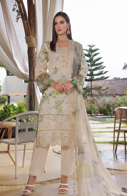 Al Zohaib | Sunshine Premium Edition 25 | SBE - 25 - 06 E - is Ivory dress from Al Zohaib - Ladies Clothes - Maria Faisal
