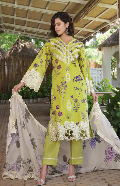 Al Zohaib | Sunshine Premium Edition 25 | SBE - 25 - 09 D - is Lemon Yellow dress from Al Zohaib - Ladies Clothes - Maria Faisal