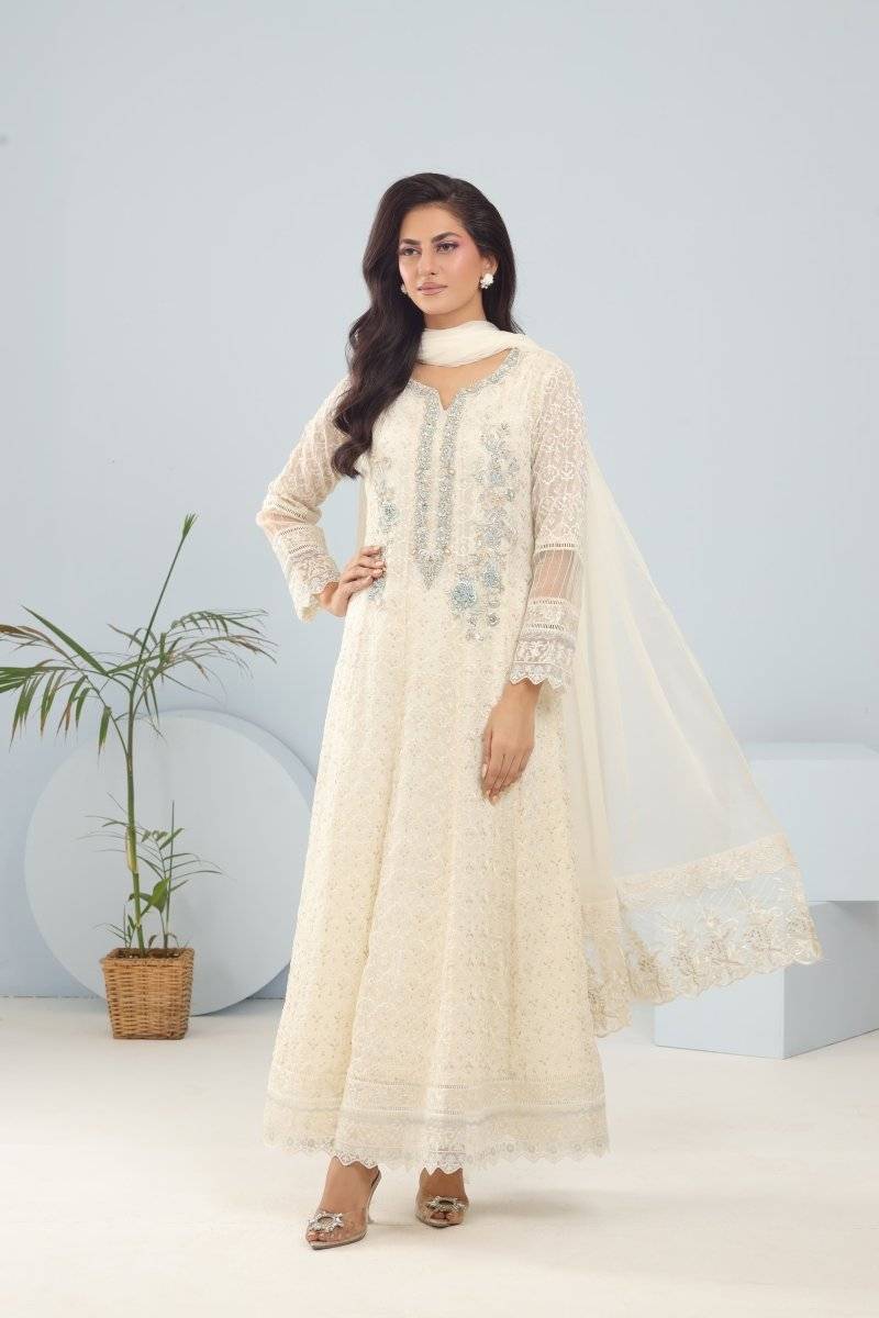 Panache | Pret | Alabaster Grace by Maria Faisal - Registered Vendor of : Panache By Mona - type : Ladies Clothes - 100% original wedding dresses