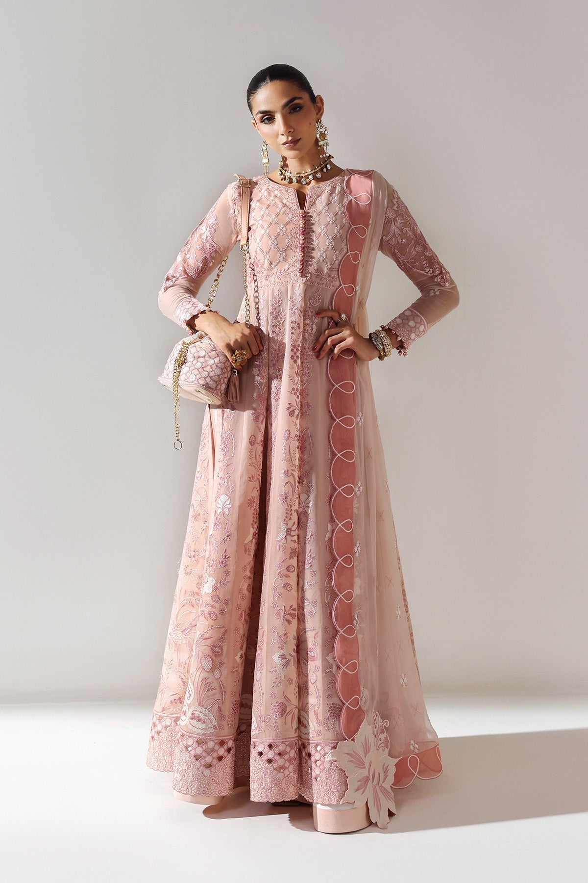 Alizeh | Aymal Luxury Bamber Chiffon | ILMAN - Formal Wear - available at Maria Faisal in UK and USA