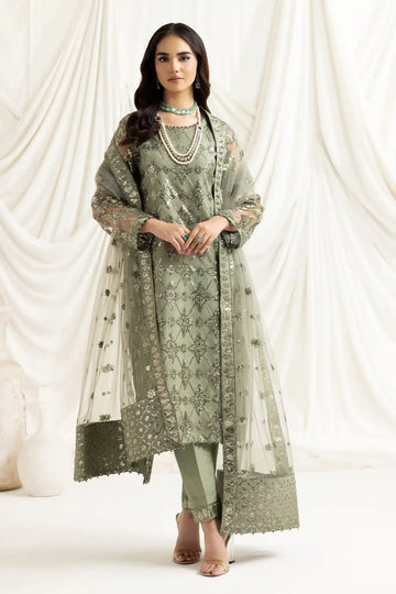 Alizeh | Dua Formals 23 | DUA-V02D02B-ALARA(PISTACHIO)